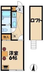 レオパレス真の物件間取画像